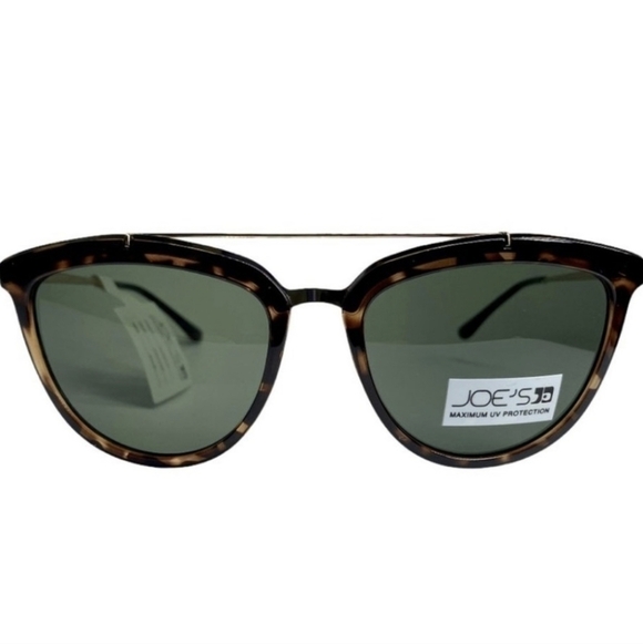 NWT Joe's Jeans Tortoise Aviator Sunglasses With Box - Picture 3 of 6